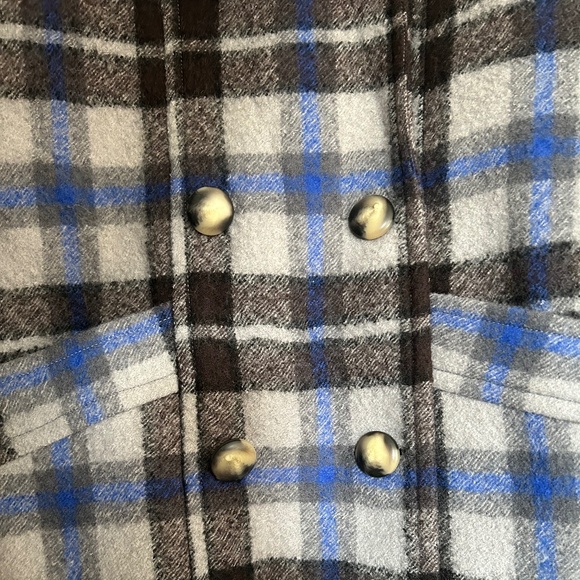 Sézane Viktor Wool Coat – Prairie Check – Size 2 (FR 34) – NWT - Picture 9 of 11